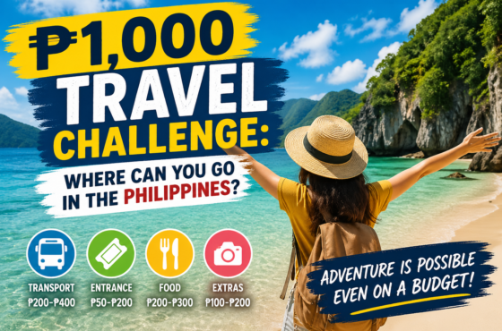 ₱1,000 Travel Challenge: Cheap Places to Visit in the Philippines (2026 Guide)